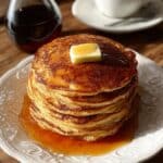 Perfect Classic Buttermilk Pancakes with Maple Brown Butter Latte Recipe