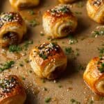 Beef and Lamb Sausage Rolls with Flaky Puff Pastry and Bosnian-inspired Seasoning Recipe