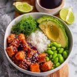 Flaky Teriyaki Salmon Bowls Recipe