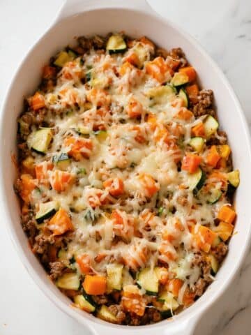 Ground Turkey Sweet Potato Bake Recipe