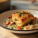 Red Lobster-Style Chicken Pot Pie with Fluffy Biscuits Recipe