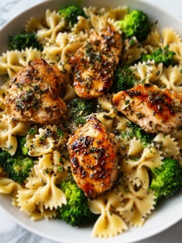 Cowboy Butter Lemon Bowtie Chicken with Broccoli Bliss Recipe