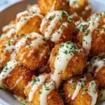 Garlic Butter Chicken Bites with Savory Creamy Parmesan Pasta Recipe