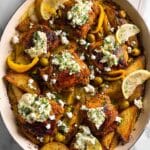 Greek Chicken and Potato Sheet Pan Bake Recipe