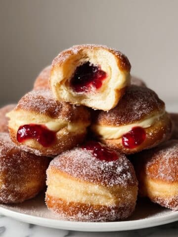 Jam and Custard Doughssants Recipe