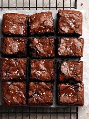 Brown Butter Brownies with Dark Chocolate and Dutch Cocoa Recipe
