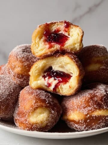 Jam Custard Doughssants: Fluffy Croissant-Doughnut Hybrid Filled with Vanilla Bean Custard and Raspberry Jam Recipe