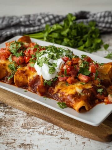 Shredded Beef Enchiladas with Cheese Recipe