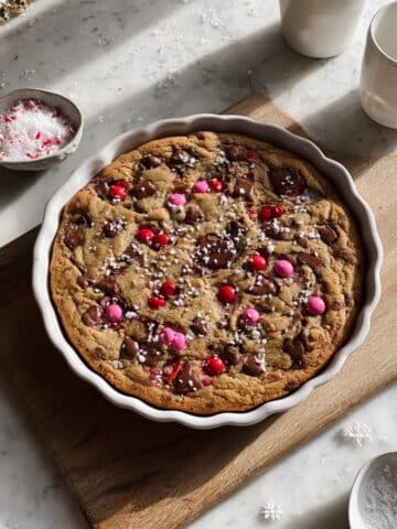 Scoopable Brown Butter Chocolate Chip Cookies with Hot Fudge and Vanilla Ice Cream Recipe