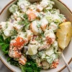 Creamy Lobster Salad with Herb Butter Recipe