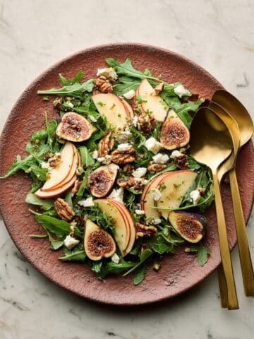 Fig & Goat Cheese Salad with Honey-Orange Vinaigrette Recipe