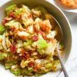 Southern Fried Cabbage with Bacon and Garlic Recipe