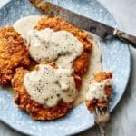 Crispy Southern Chicken Fried Chicken with Cream Gravy Recipe