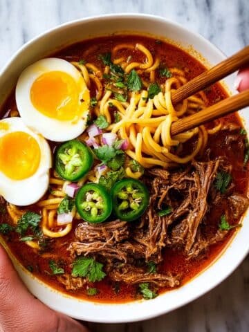 Instant Pot Birria Ramen Recipe