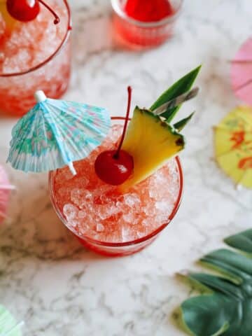 Pineapple Tequila Sunrise Shandy Recipe