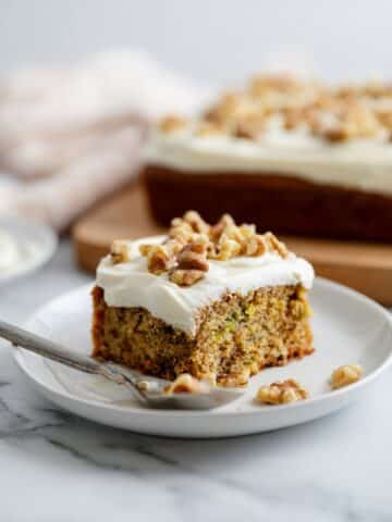Zucchini Cake with Cream Cheese Frosting Recipe