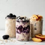 Creamy Coconut Overnight Oats with Fruit and Chia Seeds Recipe