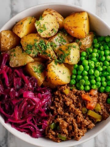 Minced Beef and New Potatoes Comfort Bowl Recipe