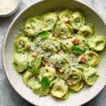 Creamy Ham and Pea Tortellini Pasta Recipe