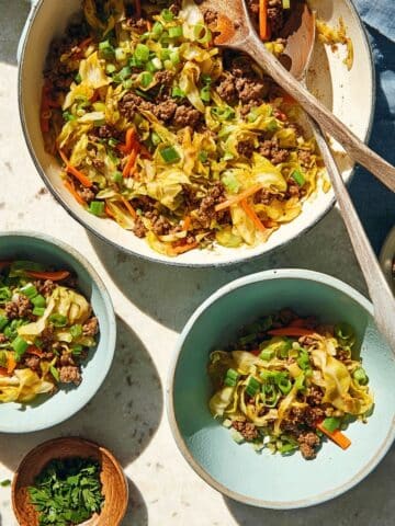 Ground Beef and Cabbage Skillet Recipe