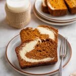 Pumpkin Cream Cheese Bread with Streusel Topping Recipe