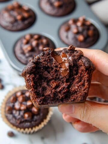 Double Chocolate Muffins Recipe