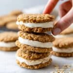 Oatmeal Sandwich Cookies with Brown Butter Cream Cheese Filling Recipe