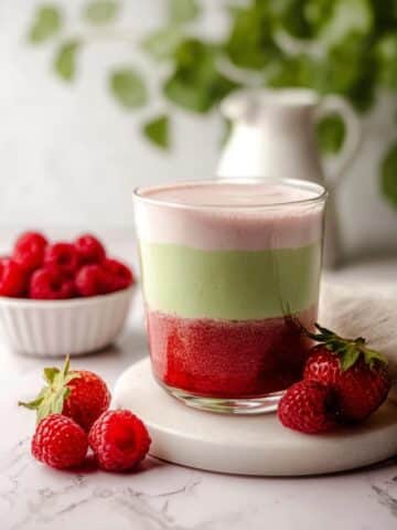 Iced Double Berry Matcha (Starbucks Copycat) Recipe